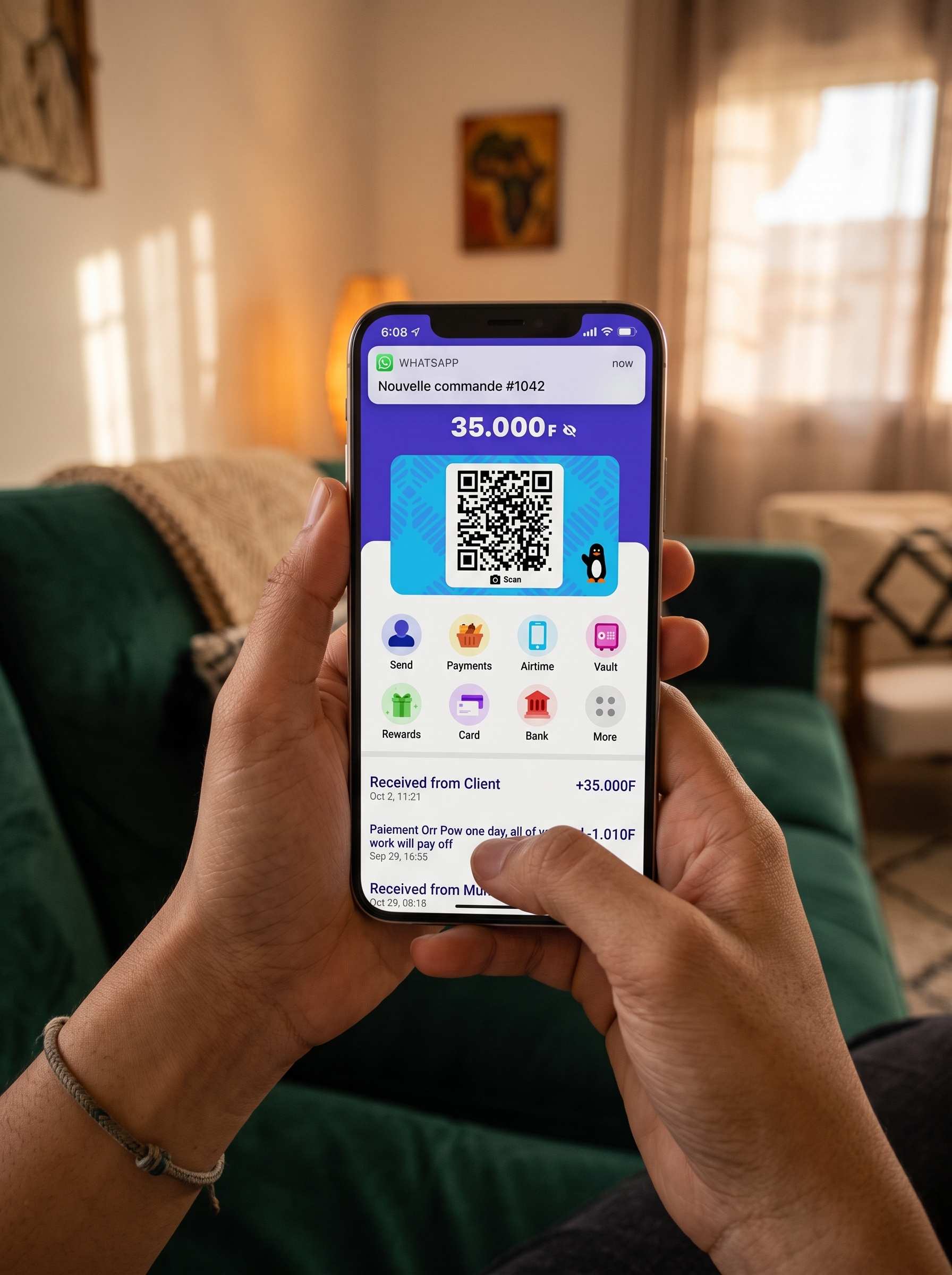 Dashboard paiements Sen Kheweul Store